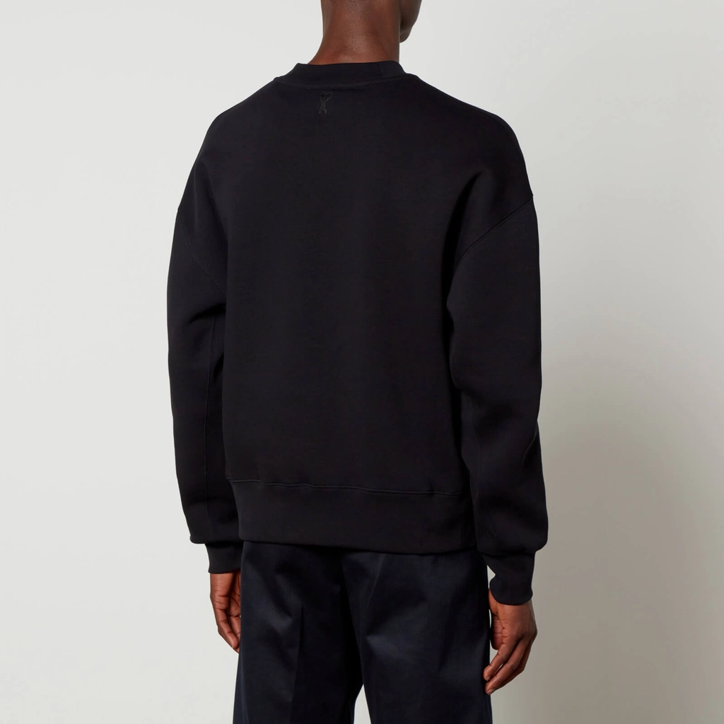 AMI Paris Logo-Appliqu d Organic Cotton-Blend Sweatshirt - S